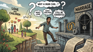 The Safer Bet: Why a Man Can Want Love, Want Children, and Still Be Terrified of Marriage